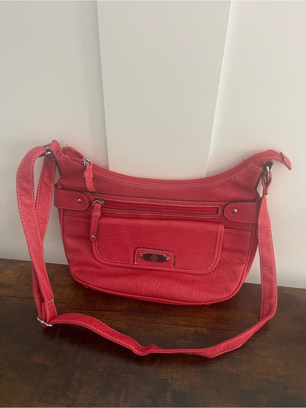 Red Crossbody Shoulder Bag